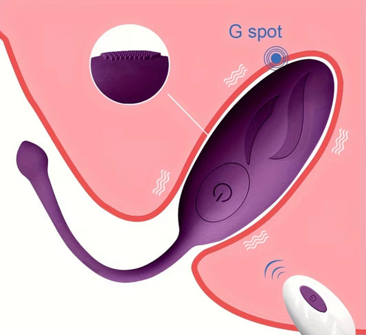 Vibrador vaginal con control