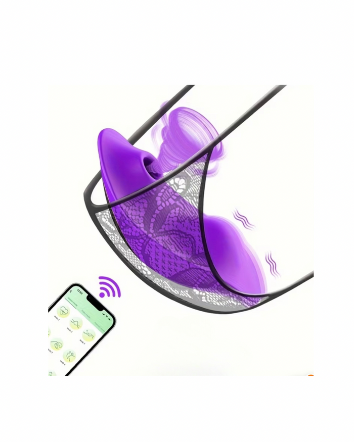 Masajeador vaginal con succión