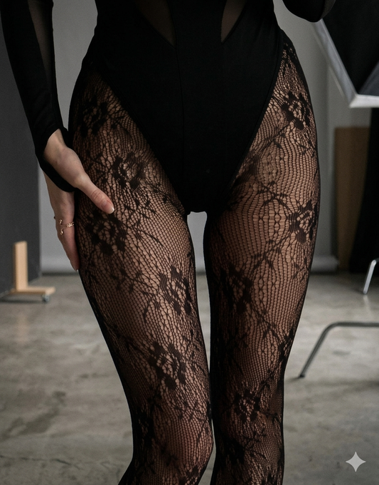 Medias encaje