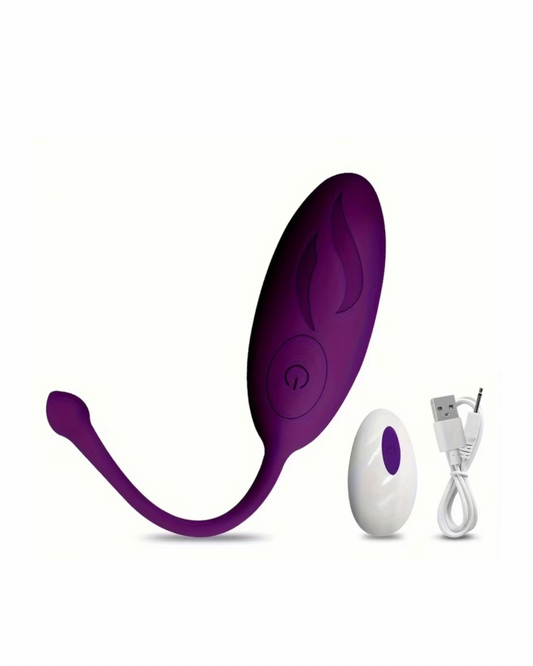 Vibrador vaginal con control