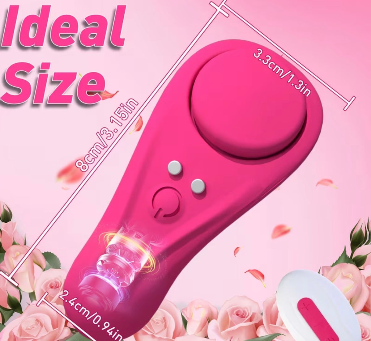 Vibrador con control para panty